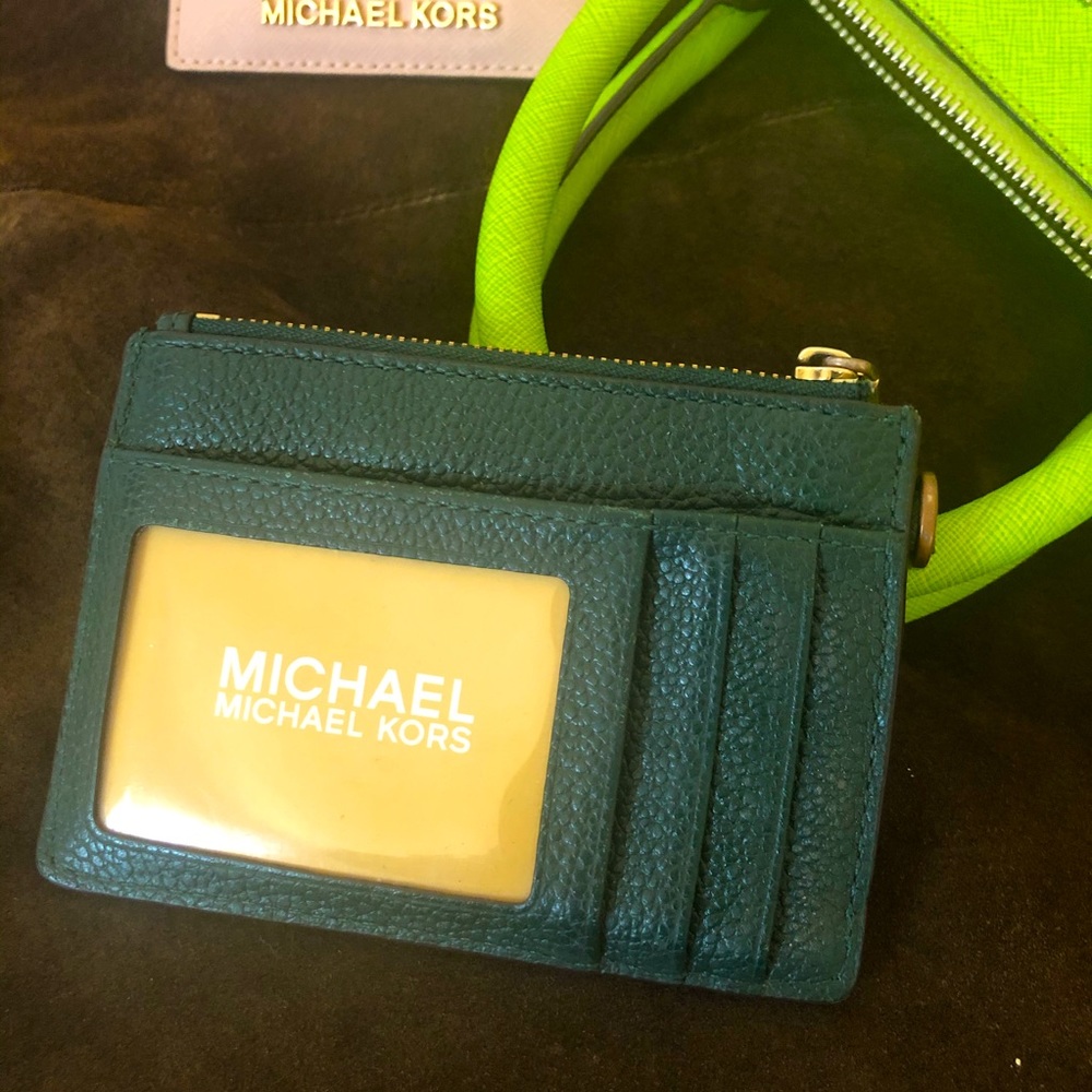 Hunter Green Michael Kors Wallet